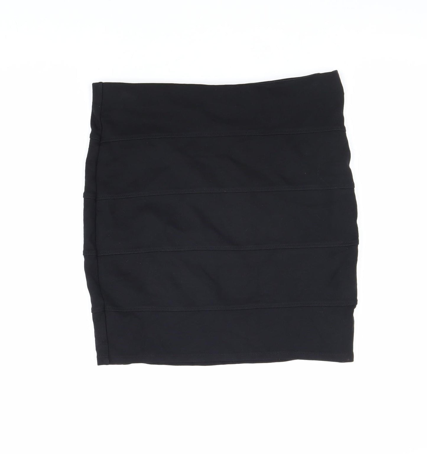Marks and Spencer Womens Black Polyester Bandage Skirt Size 10