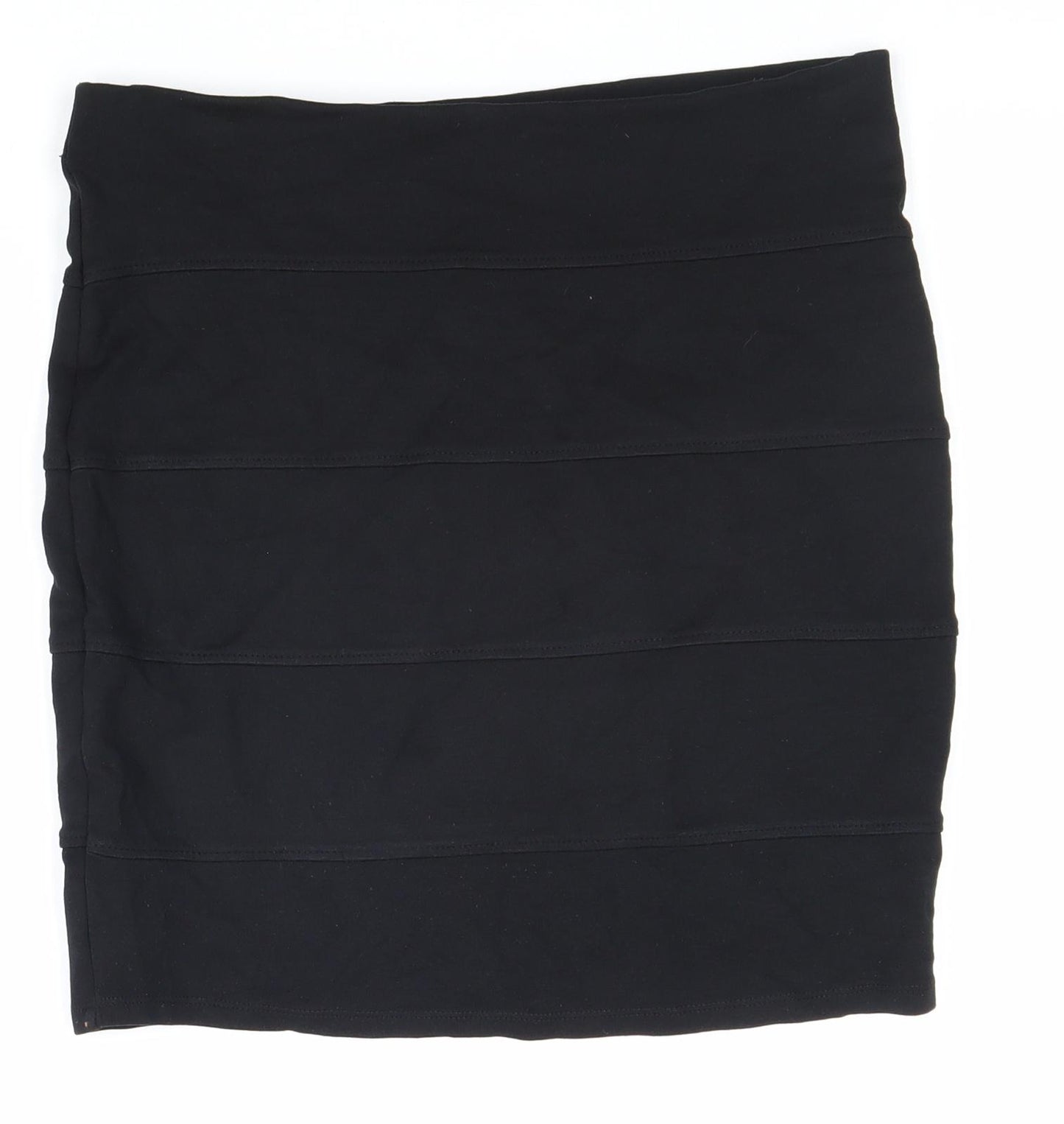Marks and Spencer Womens Black Polyester Bandage Skirt Size 10