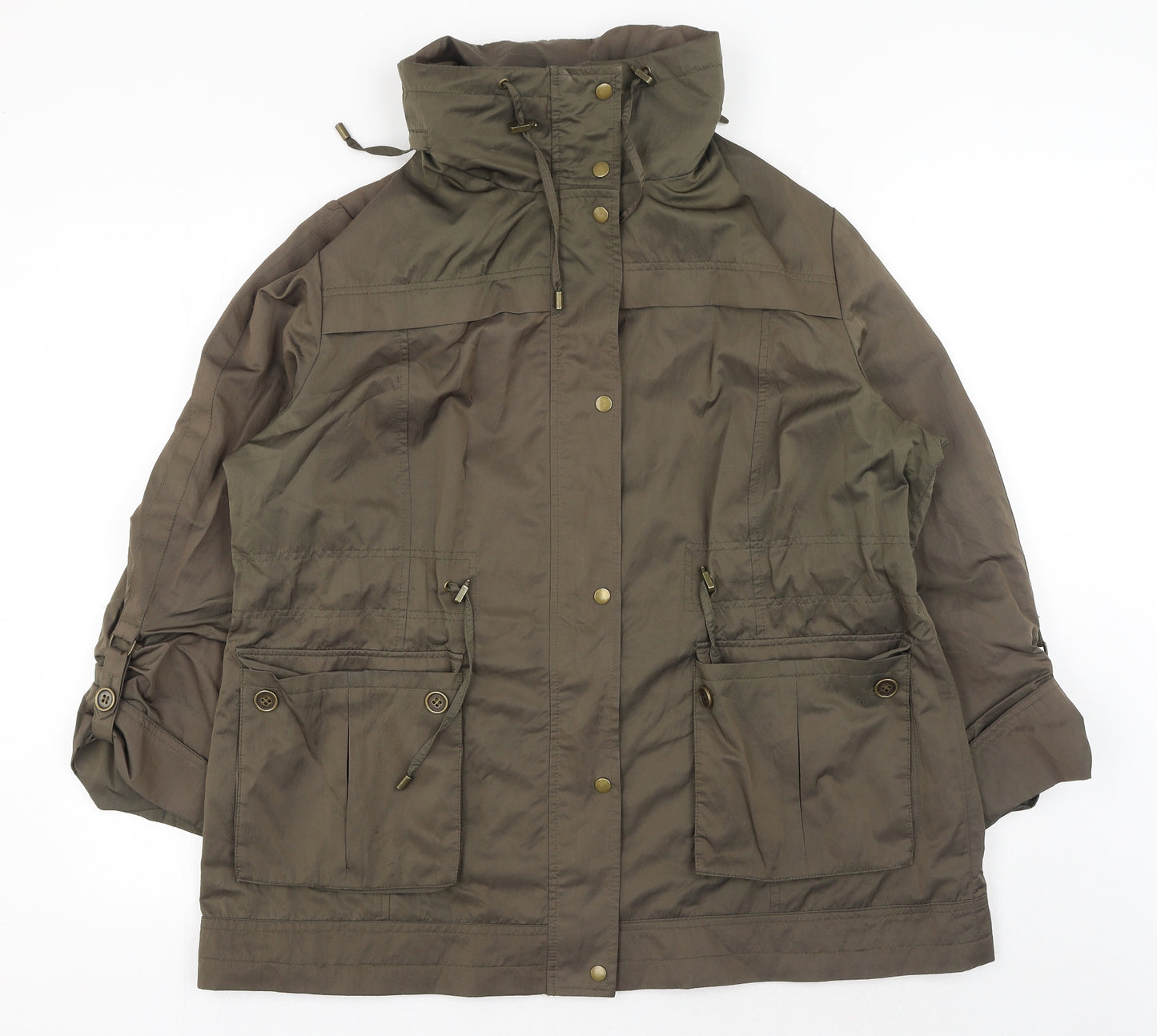 EWM Womens Green Jacket Size 20 Zip