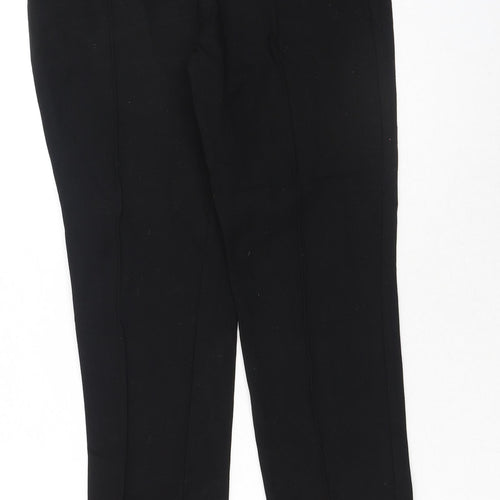 Olive + Oak Womens Black Viscose Jogger Trousers Size M Regular