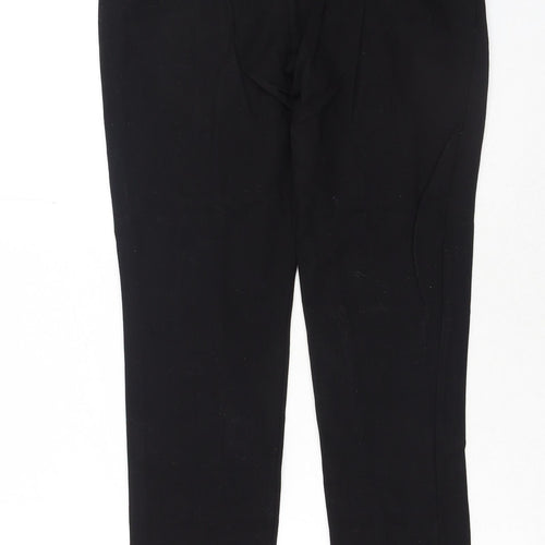 Olive + Oak Womens Black Viscose Jogger Trousers Size M Regular