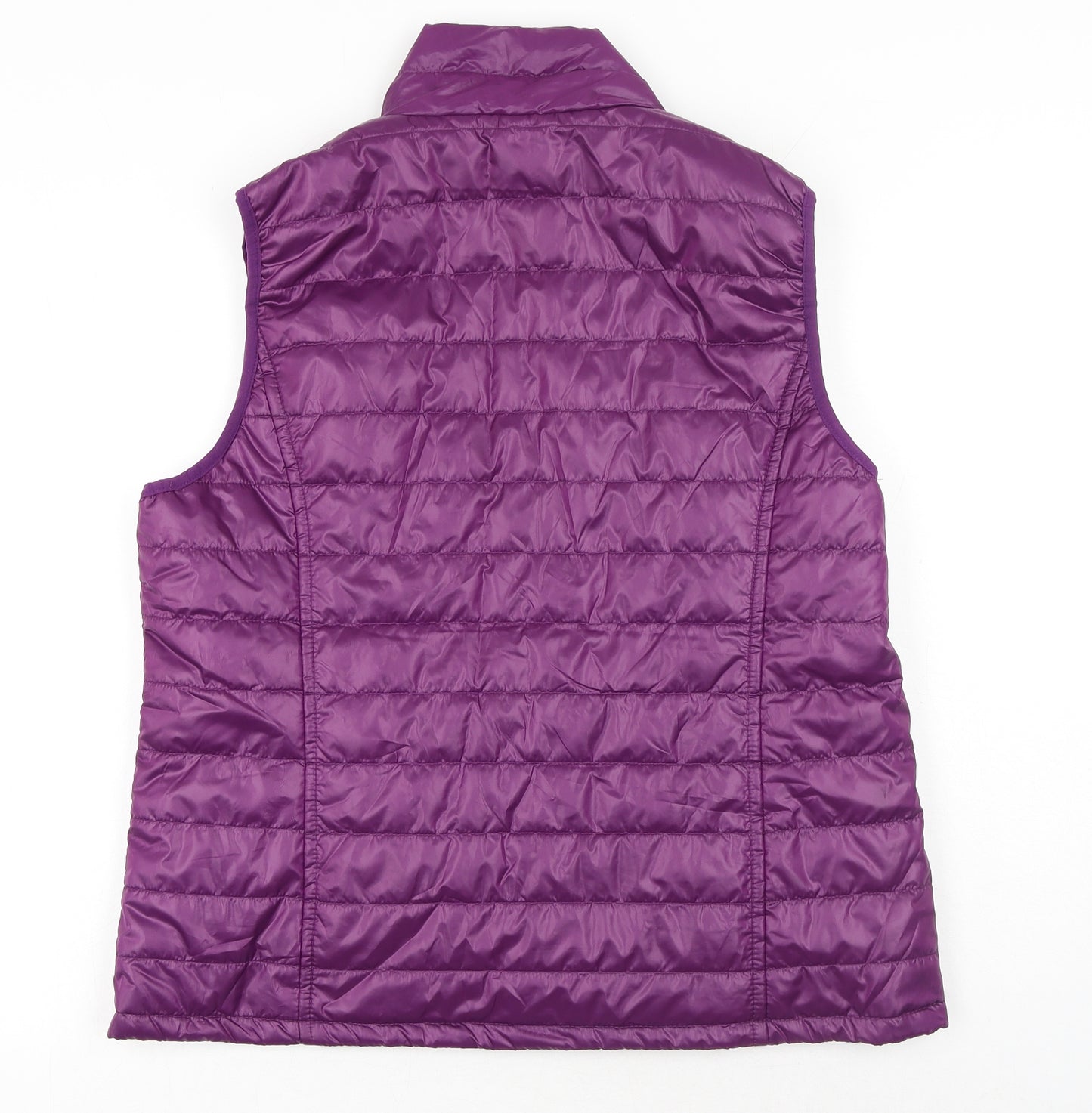 Atlas Womens Purple Gilet Jacket Size 16 Zip