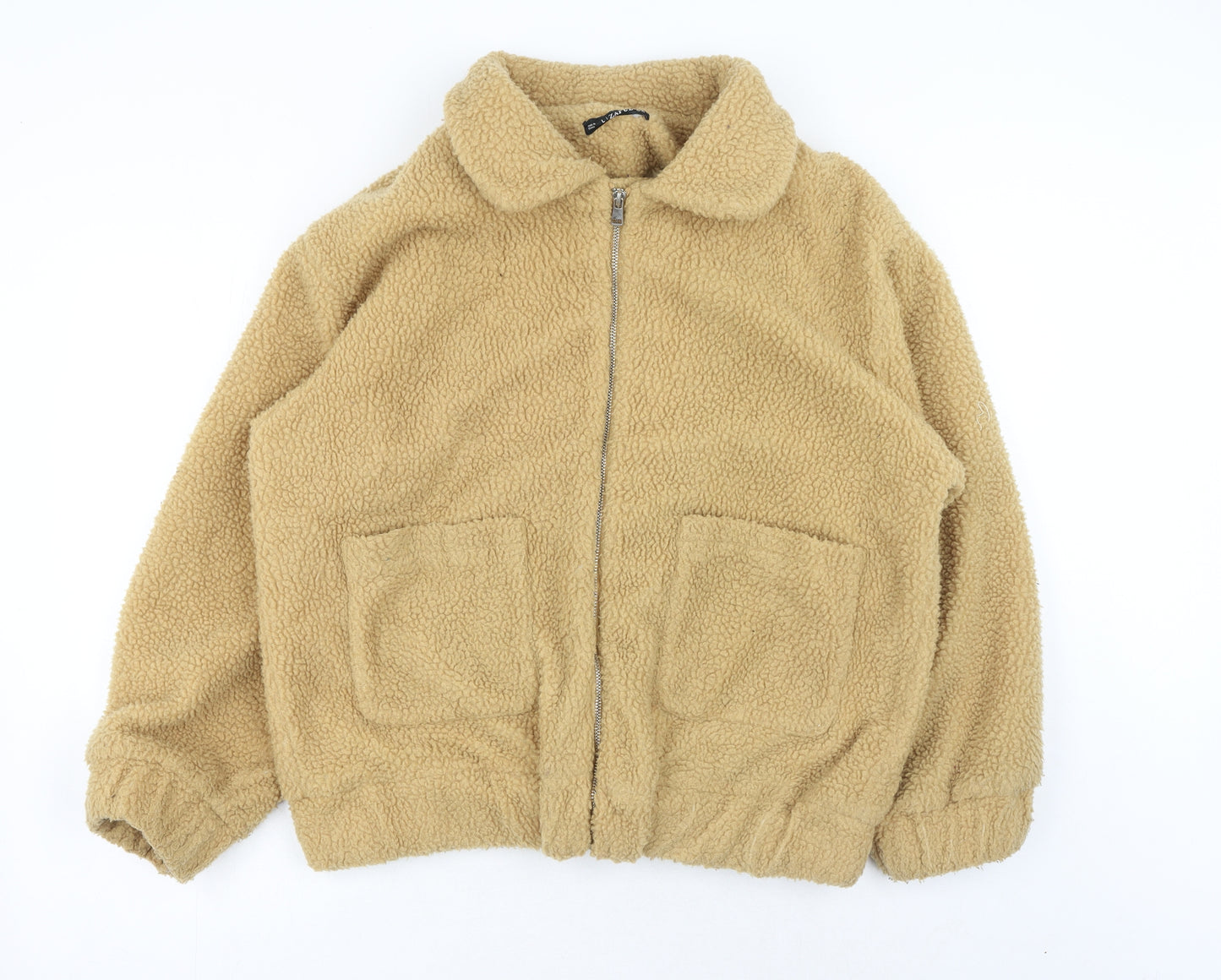 Zaful Womens Yellow Jacket Size L Zip