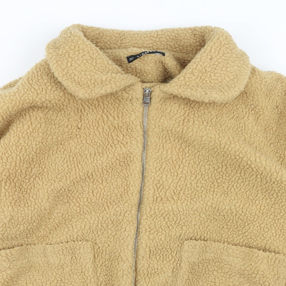 Zaful Womens Yellow Jacket Size L Zip