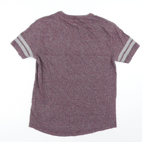 Gap Mens Red Cotton T-Shirt Size S Round Neck