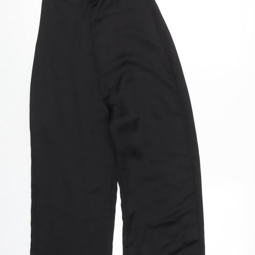Missguided Womens Black Polyester Jumpsuit One-Piece Size 6 L31 in Zip