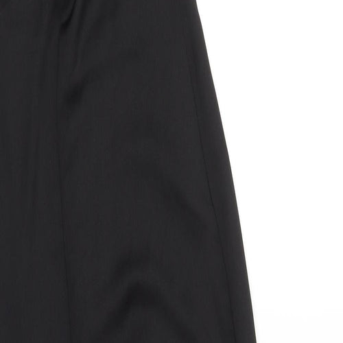 Missguided Womens Black Polyester Jumpsuit One-Piece Size 6 L31 in Zip