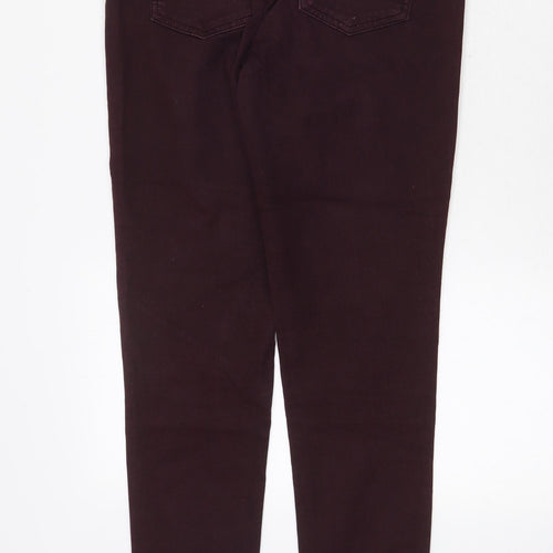 Maison de Nimes Womens Purple Cotton Skinny Jeans Size 28 in Regular Zip