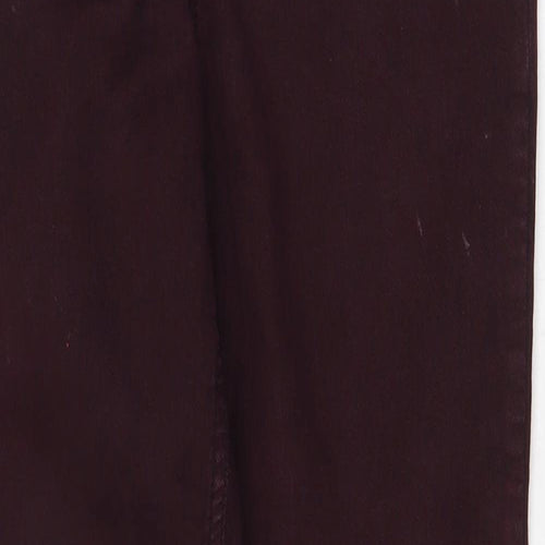 Maison de Nimes Womens Purple Cotton Skinny Jeans Size 28 in Regular Zip