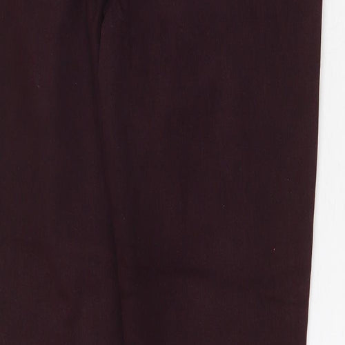 Maison de Nimes Womens Purple Cotton Skinny Jeans Size 28 in Regular Zip