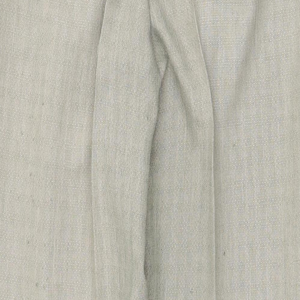 Marks and Spencer Womens Grey Polyester Trousers Size 14 Regular