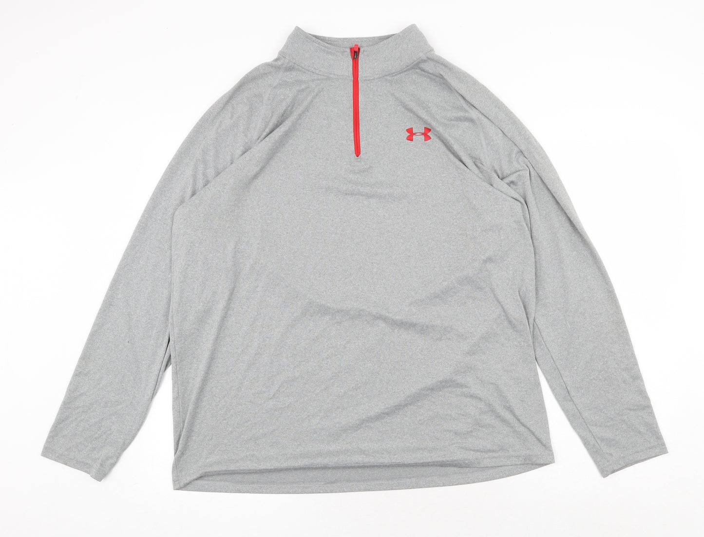 Under armour Mens Grey Polyester Pullover Sweatshirt Size XL