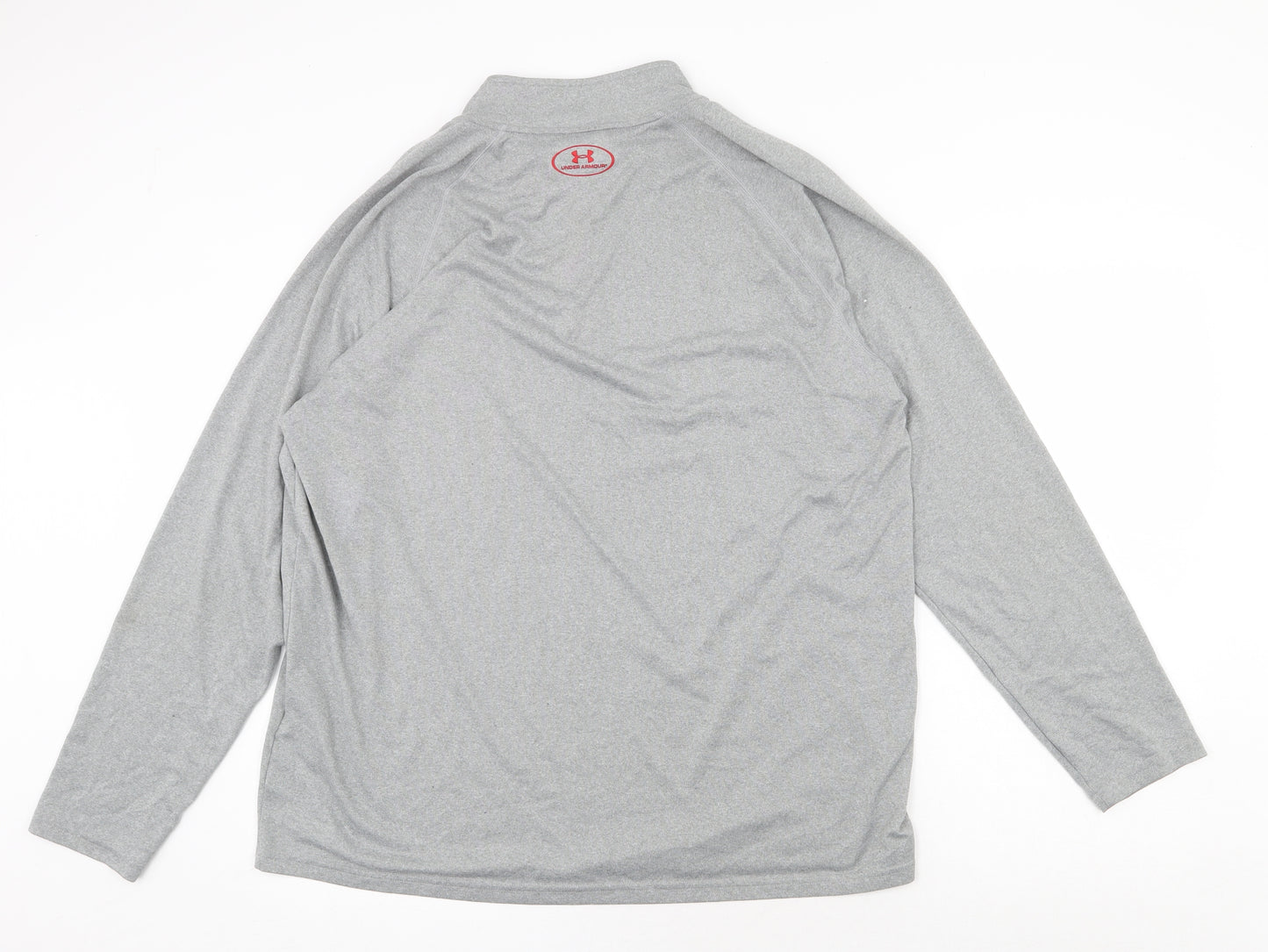 Under armour Mens Grey Polyester Pullover Sweatshirt Size XL