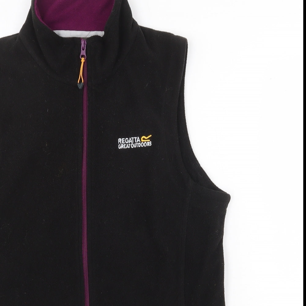 Regatta Womens Black Gilet Jacket Size 14 Zip