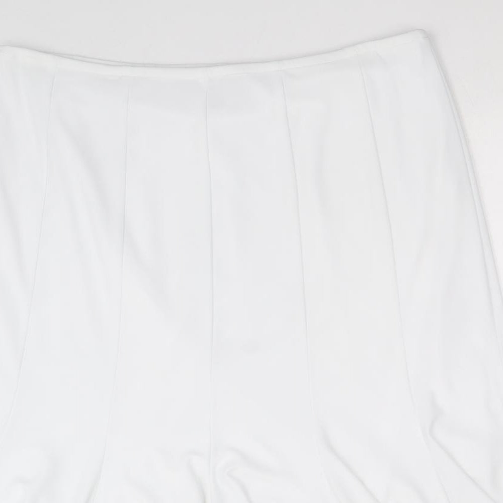Joseph Ribkoff Womens White Polyester Trumpet Skirt Size 16