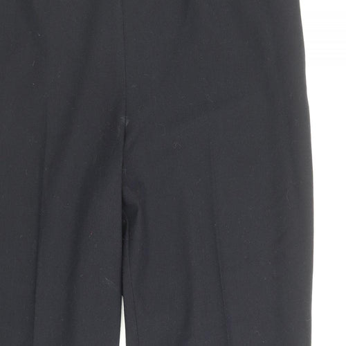 Marks and Spencer Womens Blue Polyester Dress Pants Trousers Size 14 Regular Zip