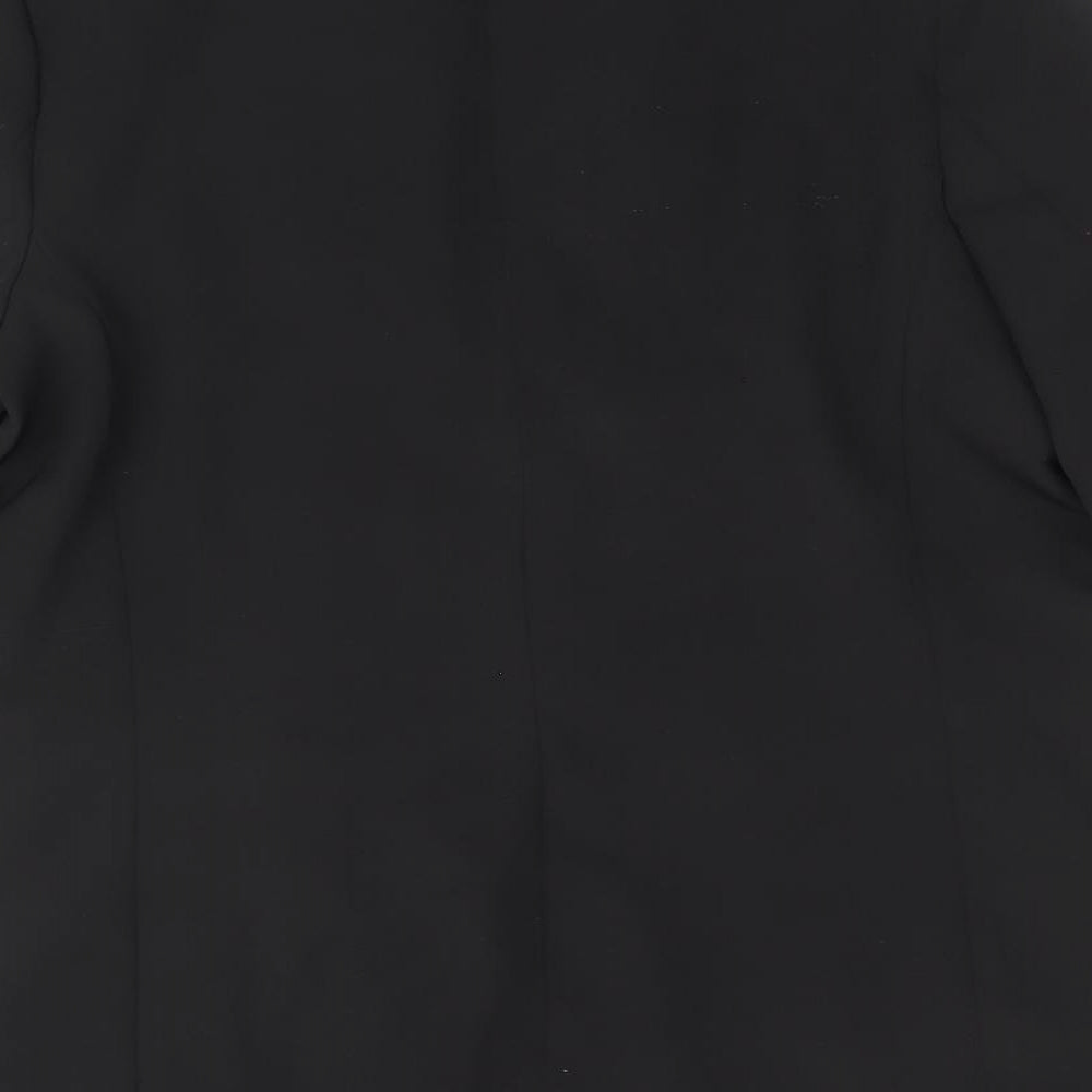 New Look Womens Black Polyester Jacket Blazer Size 12