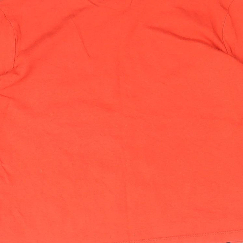 George Boys Red 100% Cotton Basic T-Shirt Size 6-7 Years Round Neck Pullover - Spiderman