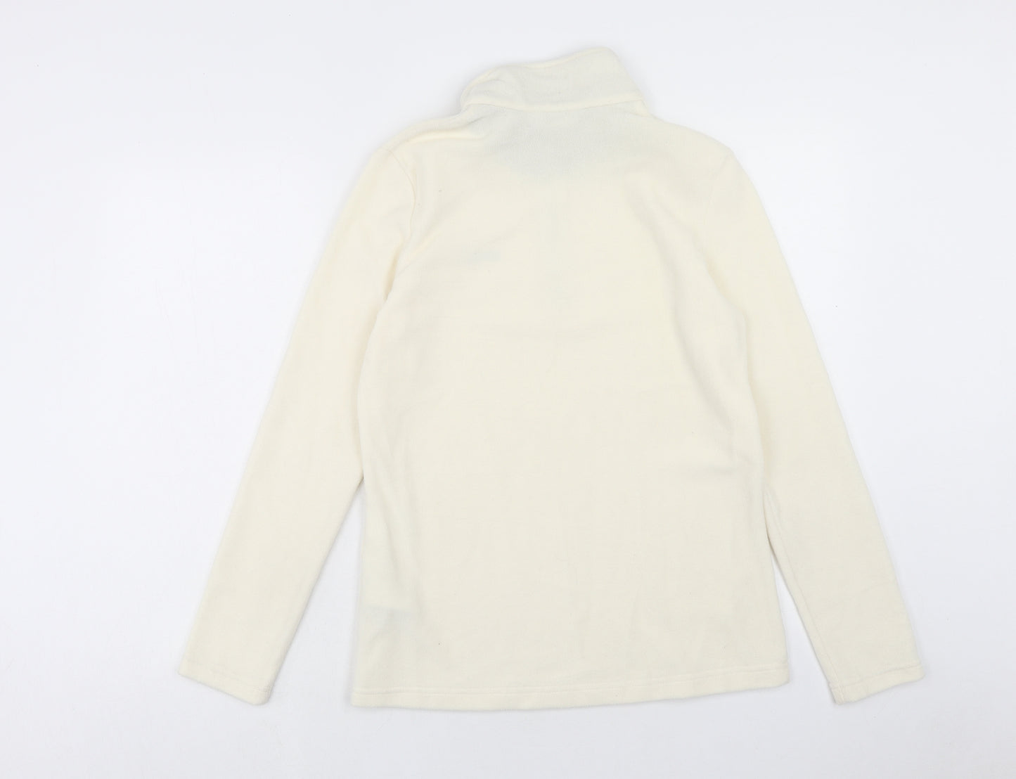 Regatta Womens Ivory Polyester Pullover Sweatshirt Size 10 Zip