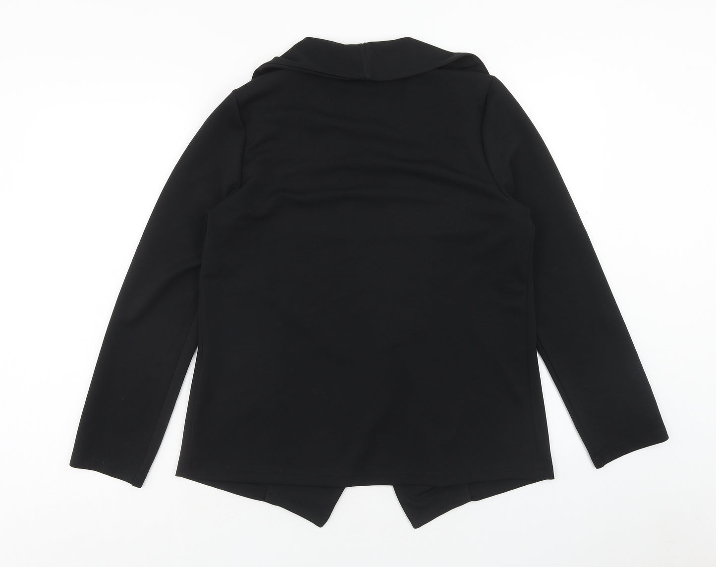 M&Co Womens Black Jacket Coatigan Size 12