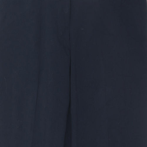 Special Collection Womens Blue Polyester Dress Pants Trousers Size 14 Regular Hook & Eye