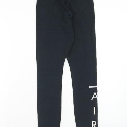 Nike Womens Black Cotton Jogger Leggings Size XS