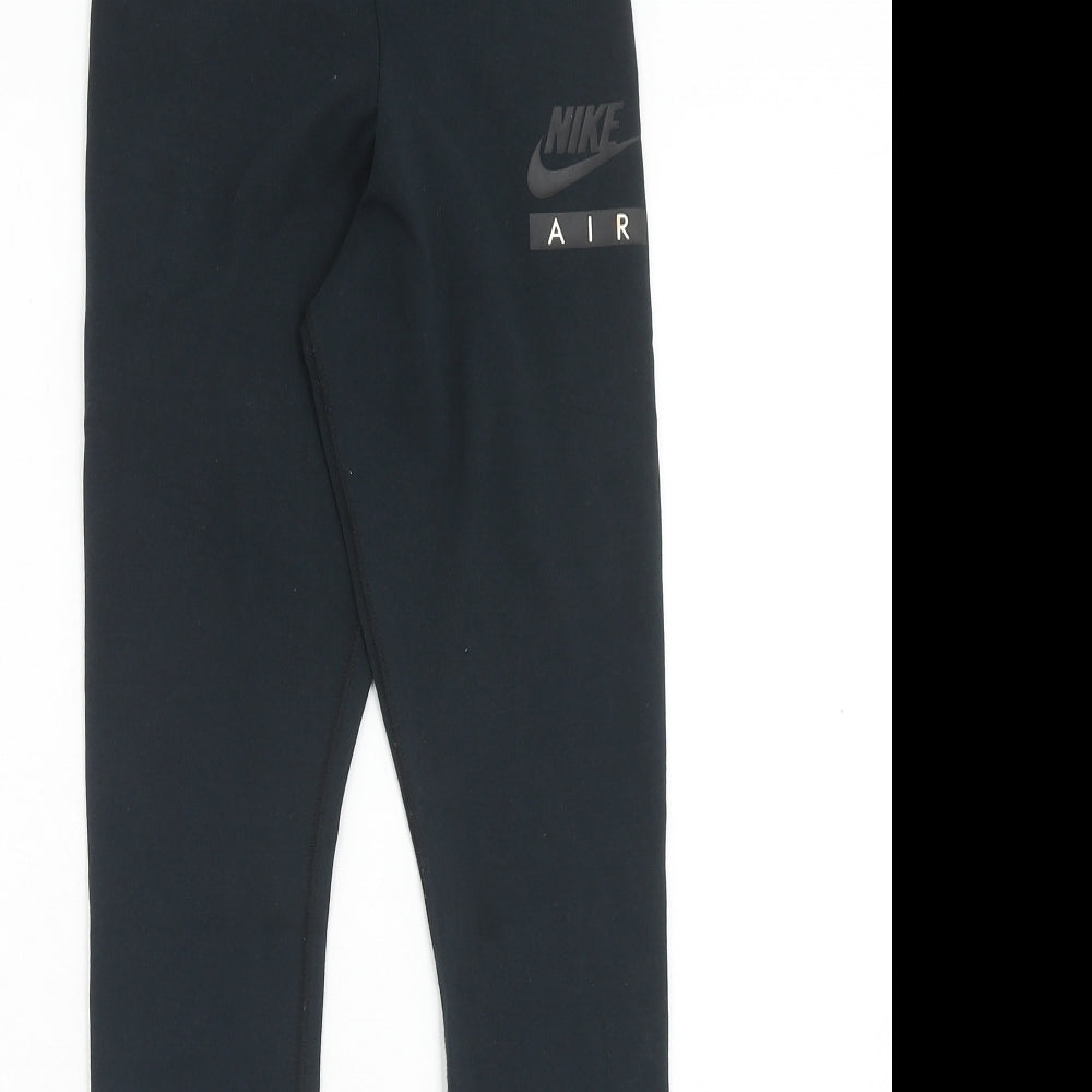 Nike Womens Black Cotton Jogger Leggings Size XS