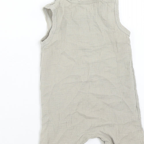 SheIn Girls Green Cotton Romper One-Piece Size 18 Months Button