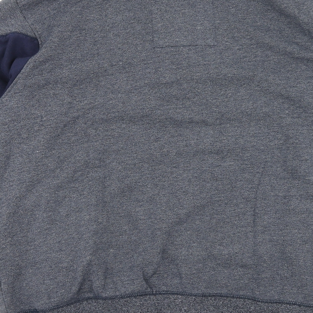 TOG24 Mens Blue Cotton Pullover Sweatshirt Size L