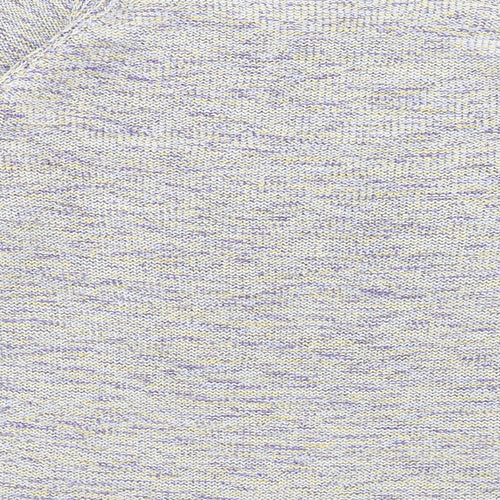 M&Co Womens Purple Boat Neck Cotton Pullover Jumper Size 16