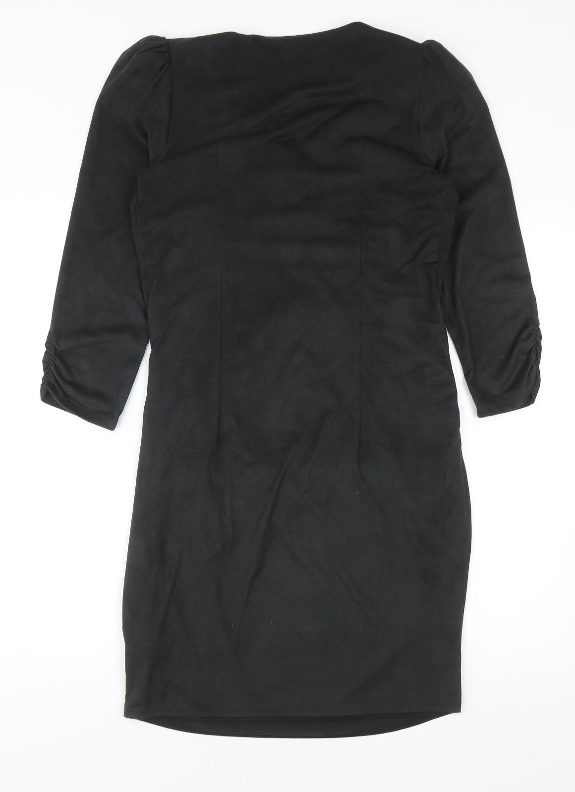 Marks and Spencer Womens Grey Polyester Shift Size 12 V-Neck Pullover