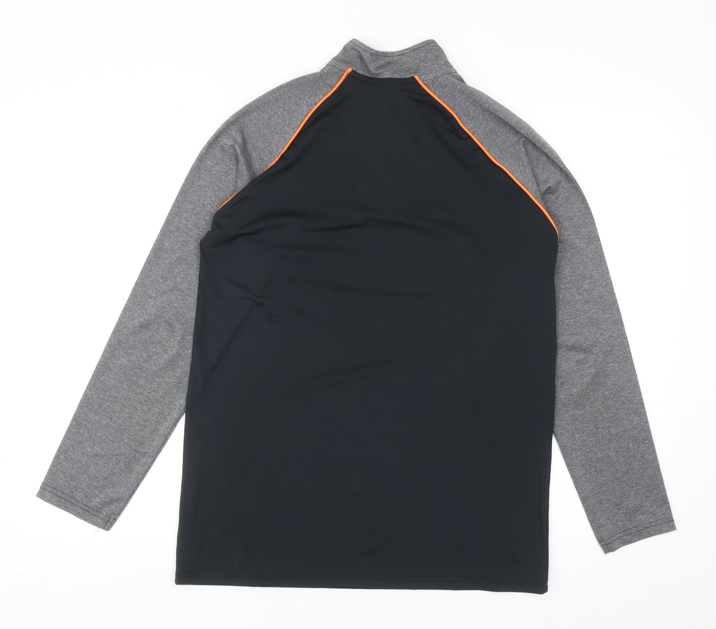 Primark Boys Black Polyester Pullover Sweatshirt Size 12-13 Years Zip