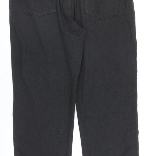George Mens Grey Polyacrylate Fibre Chino Trousers Size 38 in L33 in Regular Zip