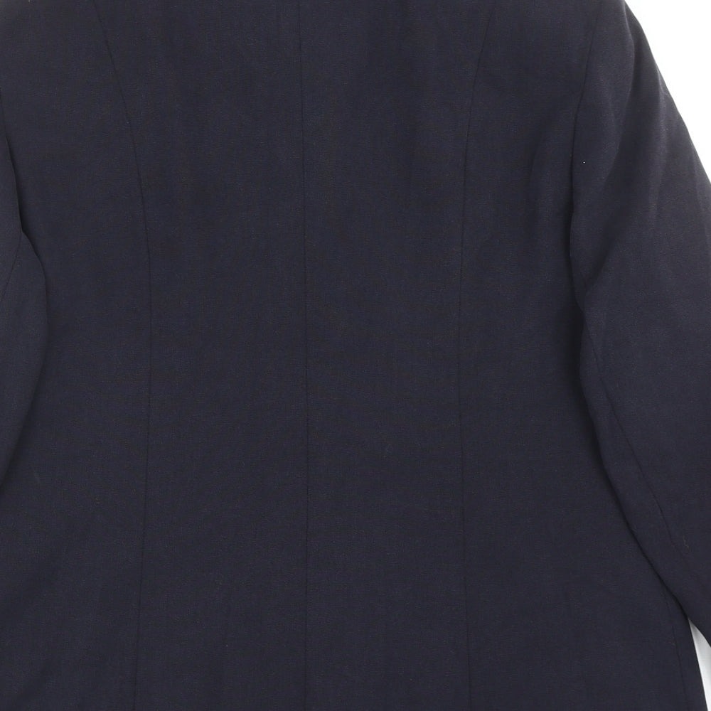 Wallis Womens Blue Jacket Size 12 Zip