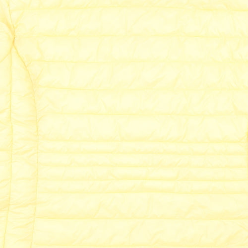 Primark Womens Yellow Quilted Jacket Size XL Zip