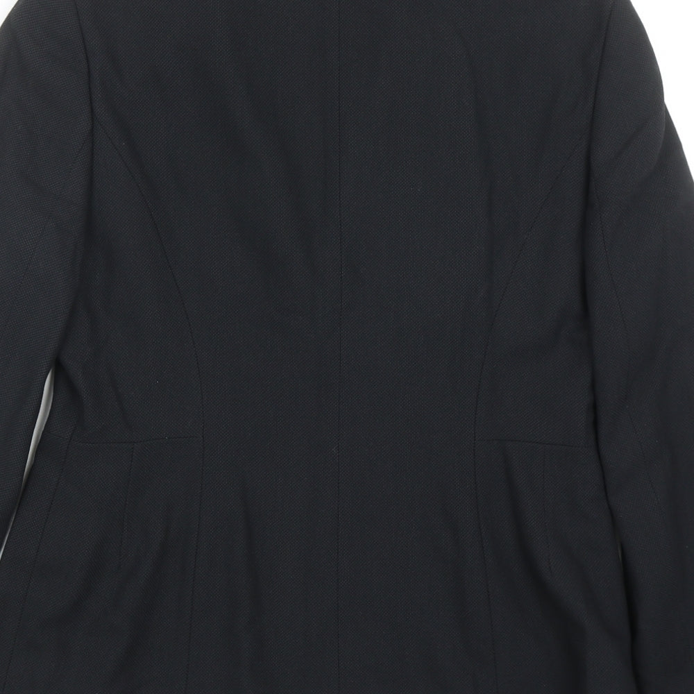 Wallis Womens Black Polyester Jacket Blazer Size 12