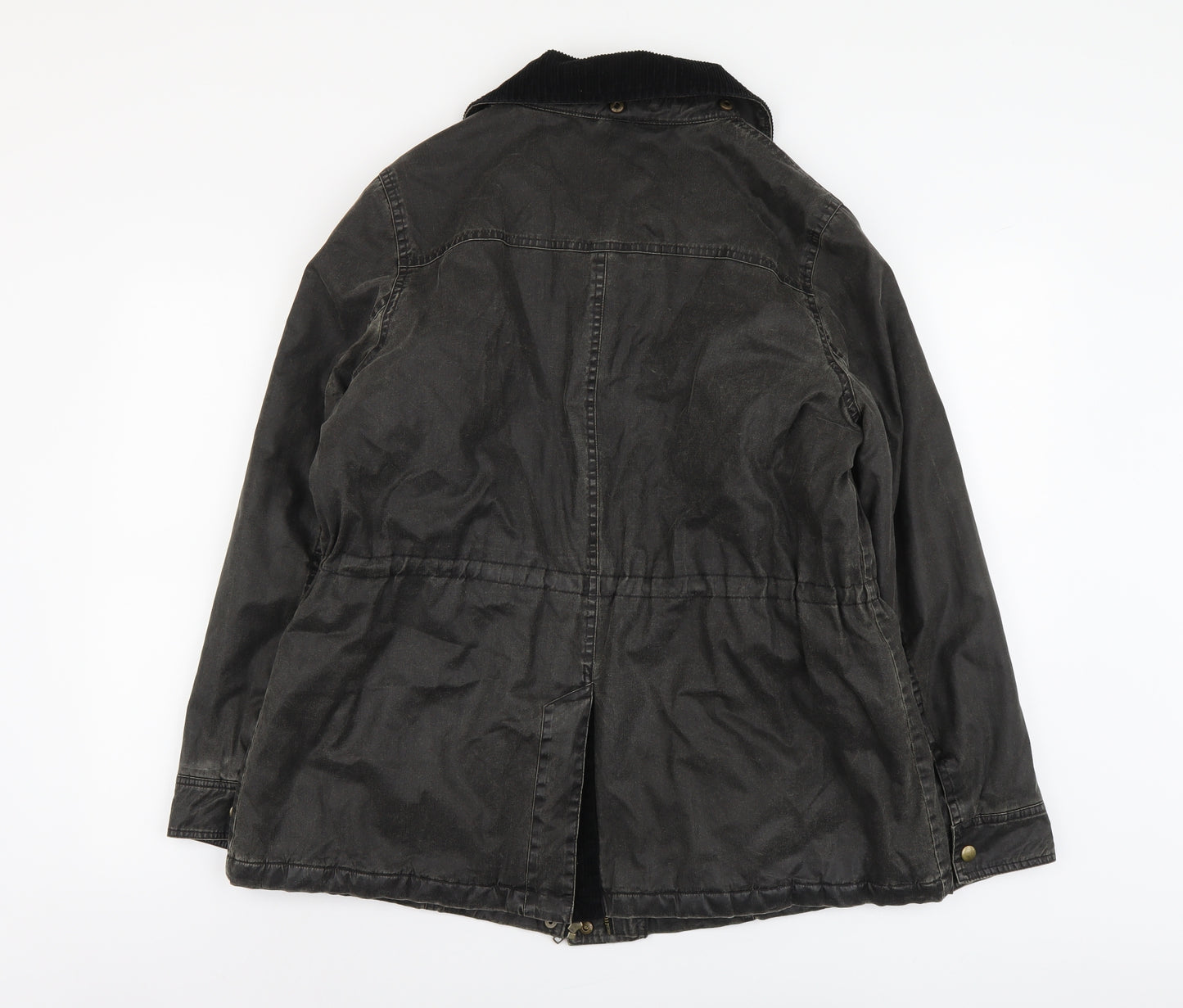 Marks and Spencer Womens Brown Jacket Size 16 Zip