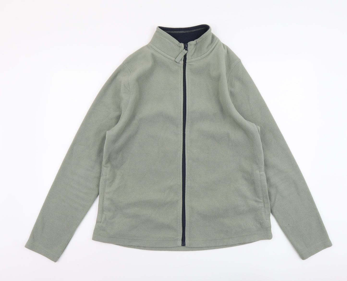 Weird Fish Womens Green Jacket Size 16 Zip