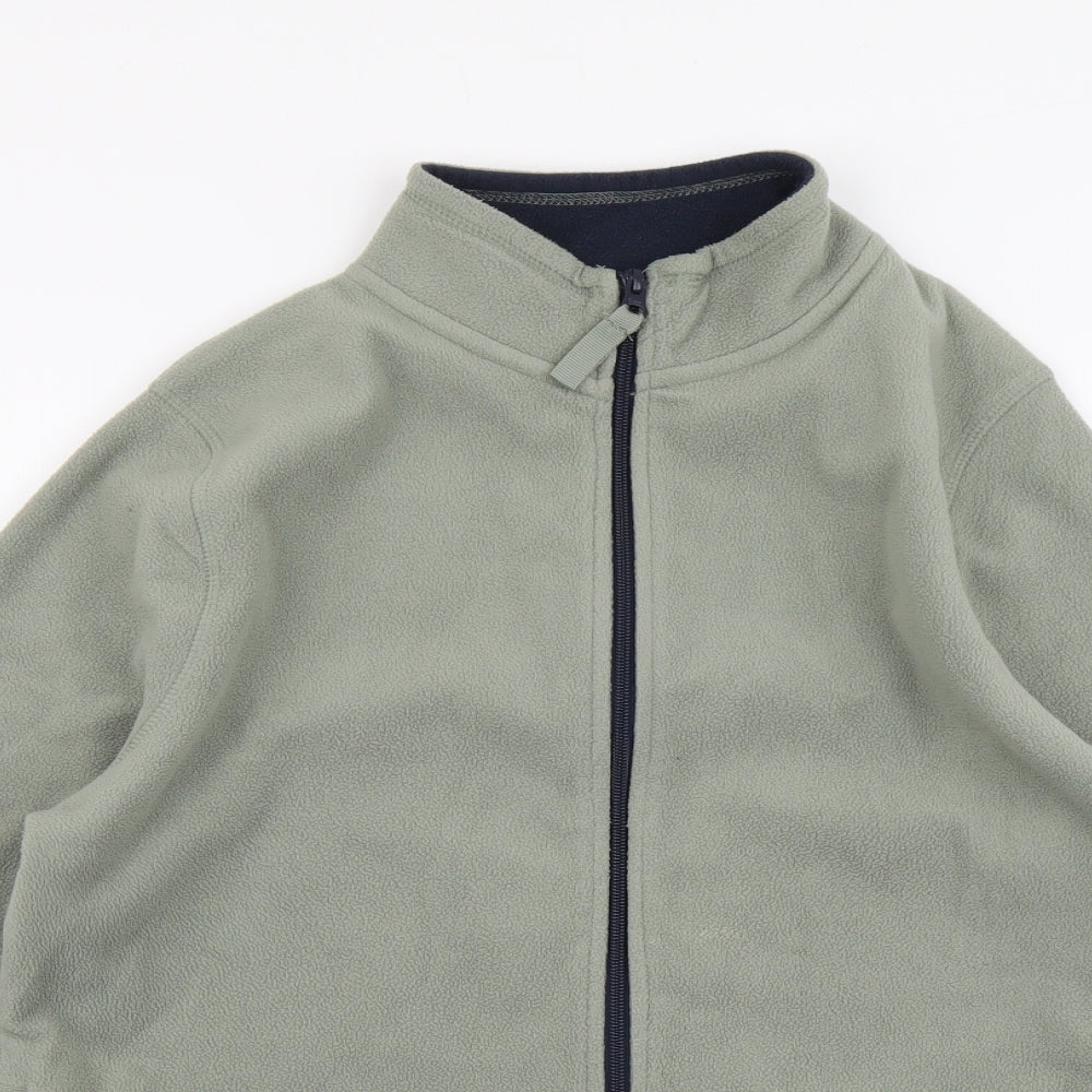 Weird Fish Womens Green Jacket Size 16 Zip