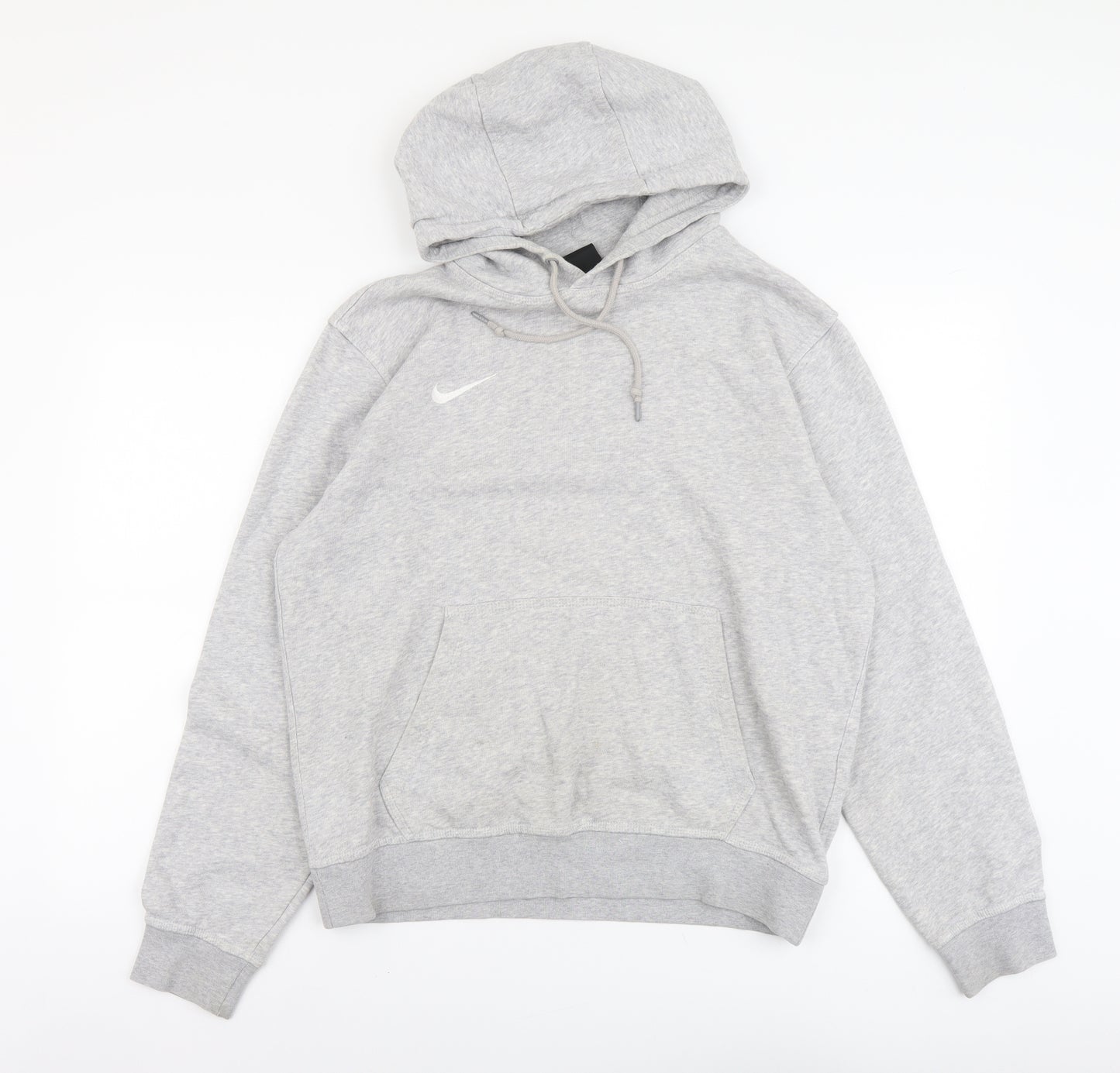 Nike Mens Grey Cotton Pullover Hoodie Size M