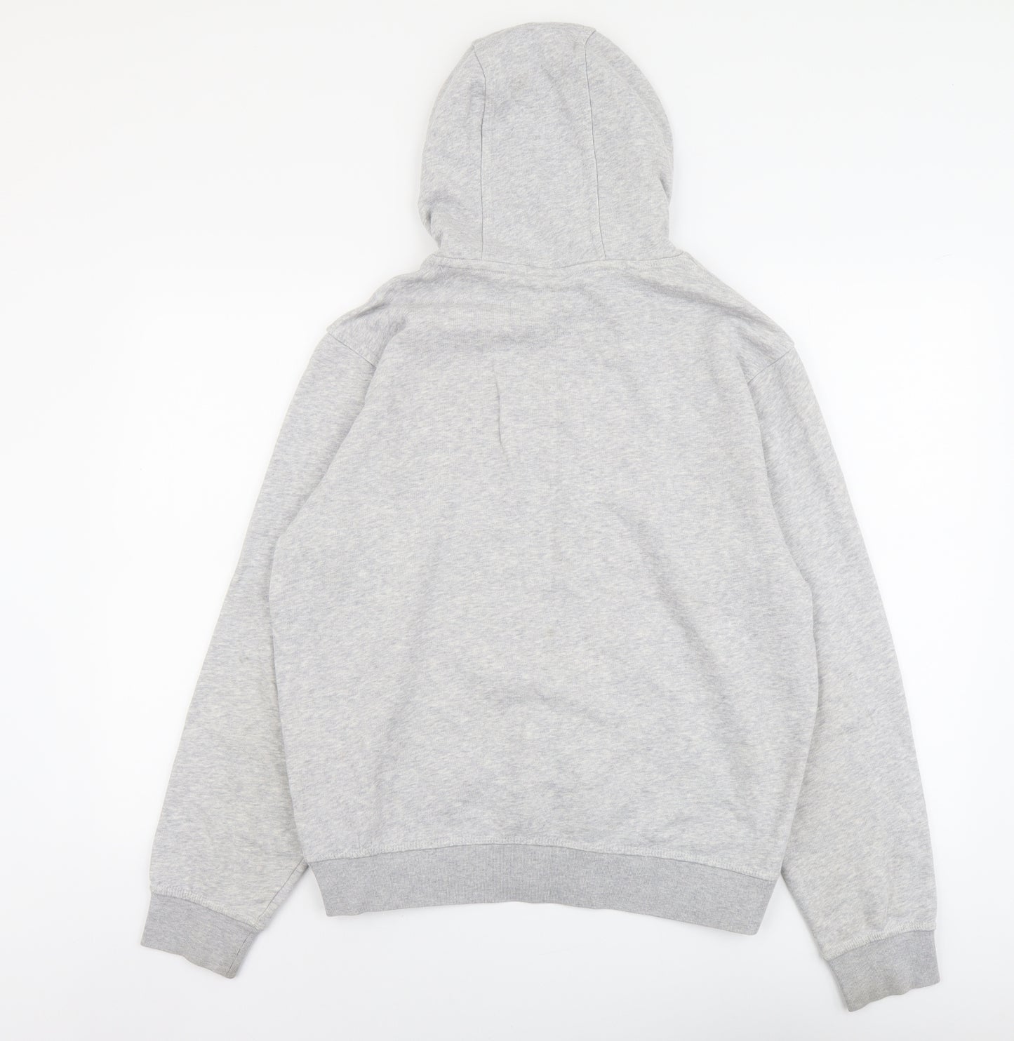 Nike Mens Grey Cotton Pullover Hoodie Size M
