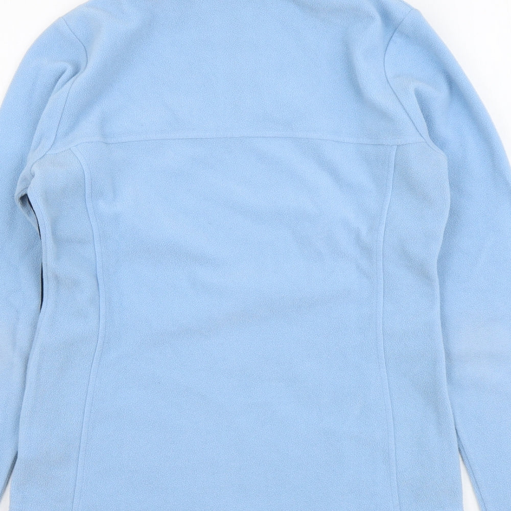 Schóffel Womens Blue Polyester Pullover Sweatshirt Size S Zip