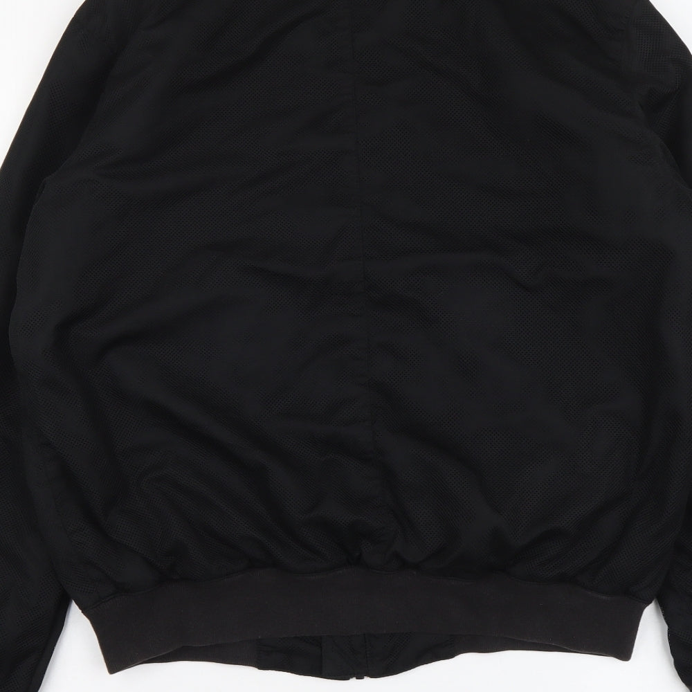 French Connection Mens Black Jacket Size M Zip