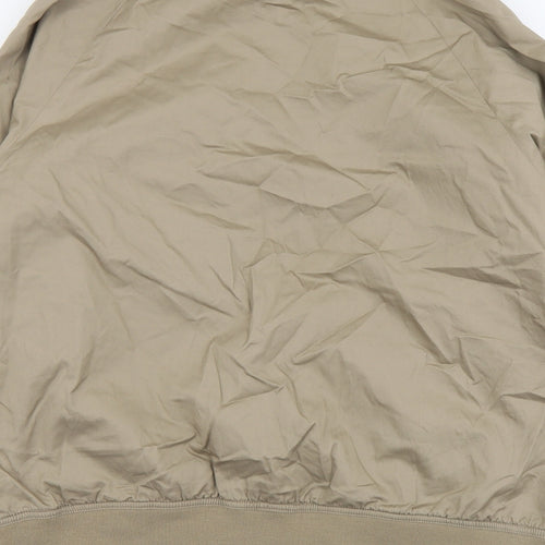 Guinness Mens Beige Bomber Jacket Jacket Size L Zip