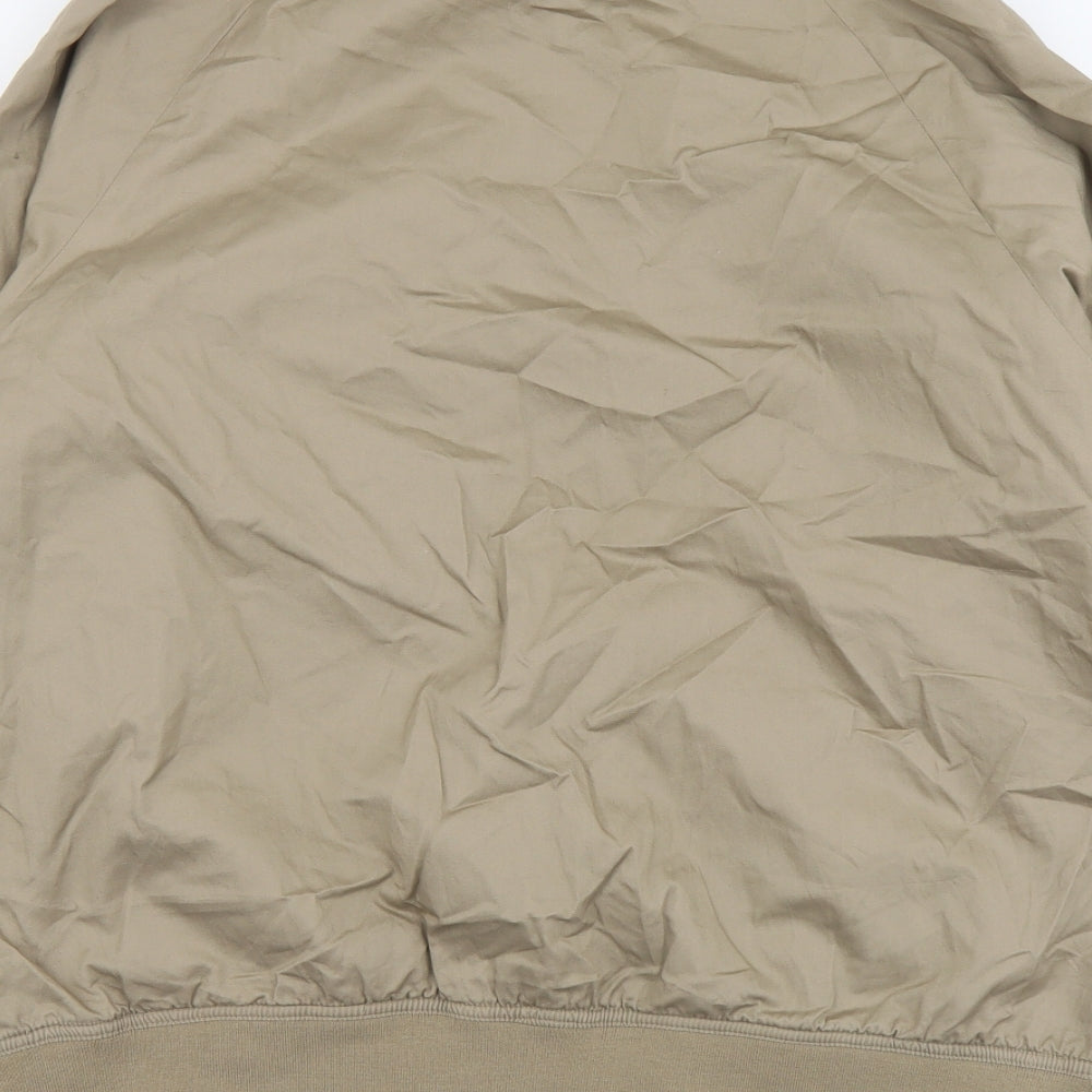 Guinness Mens Beige Bomber Jacket Jacket Size L Zip