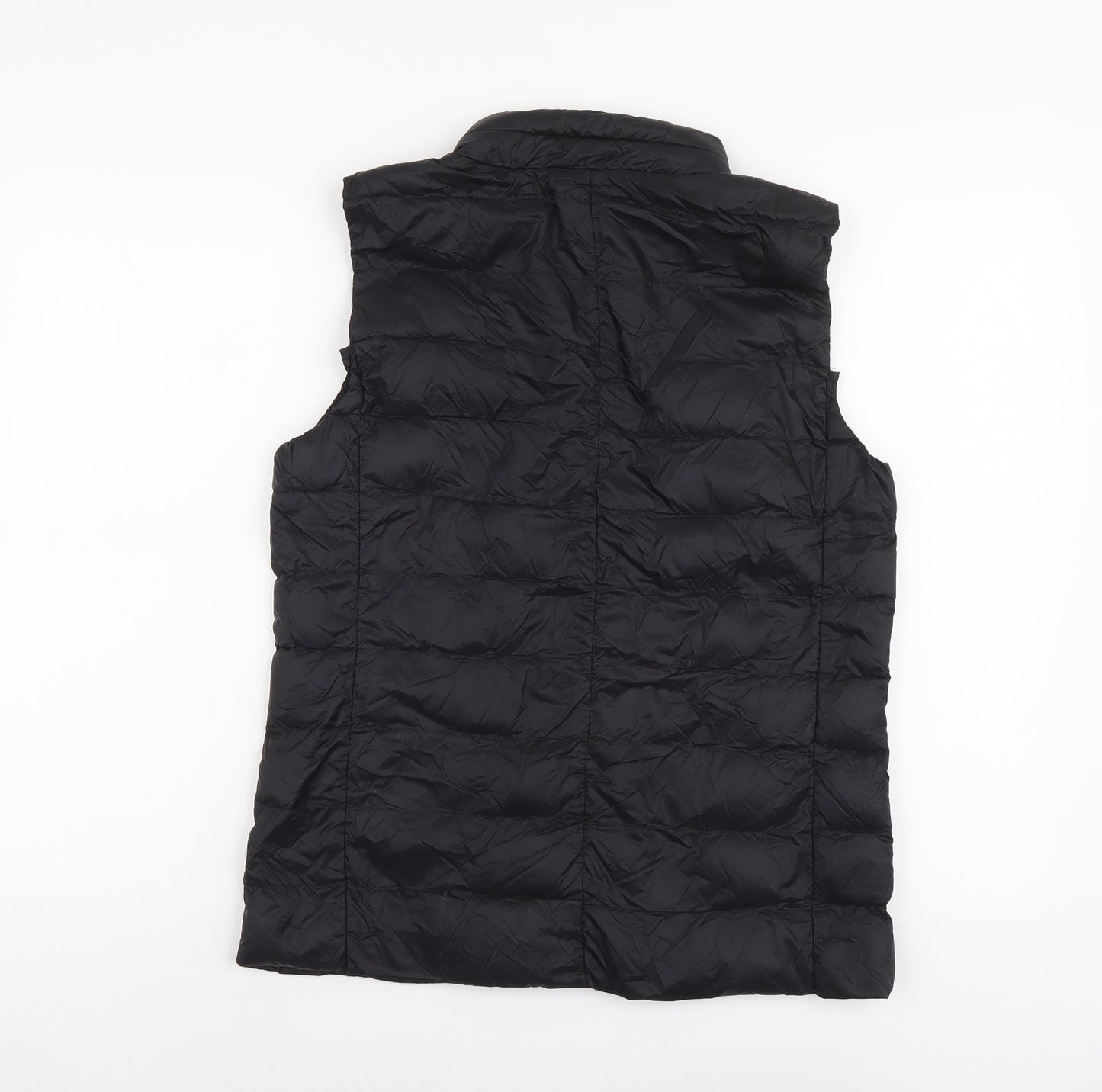 Marks and Spencer Womens Black Gilet Jacket Size 10 Zip