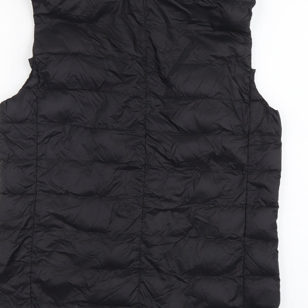 Marks and Spencer Womens Black Gilet Jacket Size 10 Zip