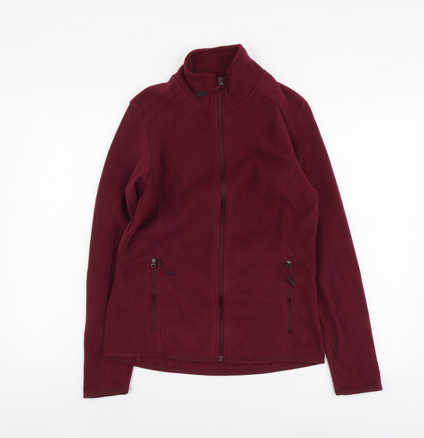 Marks and Spencer Womens Purple Jacket Size 10 Zip