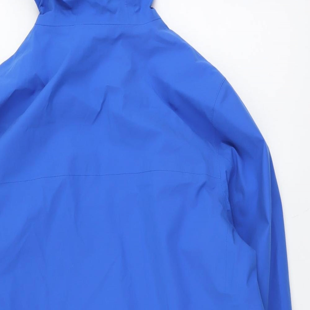 Marks and Spencer Mens Blue Windbreaker Jacket Size L Zip
