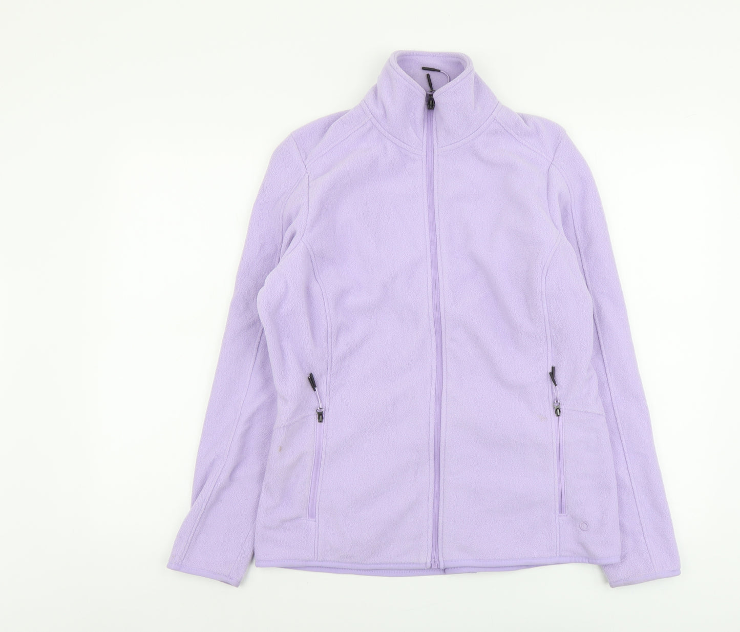 Marks and Spencer Womens Purple Jacket Size 14 Zip